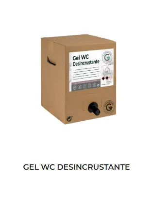 Gel desincrustante WC