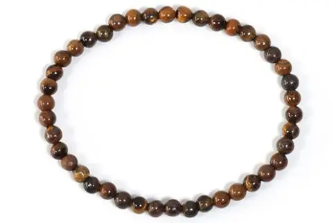 Pulsera ojo tigre sin brillo 4mm