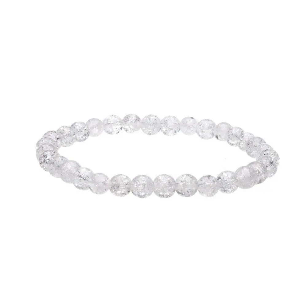 Pulsera Cuarzo transparente 6mm