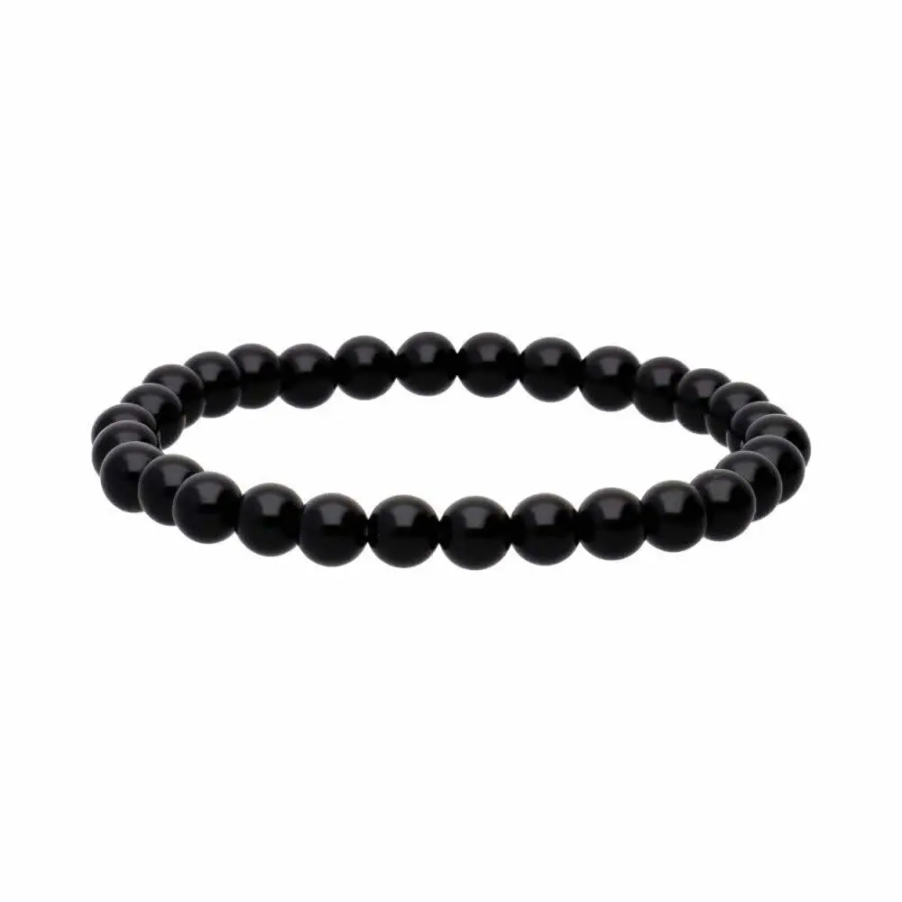 Pulsera Obsidiana negra 6mm