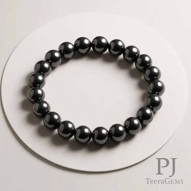 Pulsera Hematites  8mm