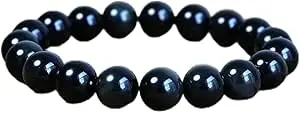 Pulsera Obsidiana negra 8mm