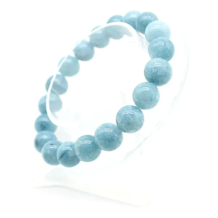 Pulsera Aguamarina  4mm