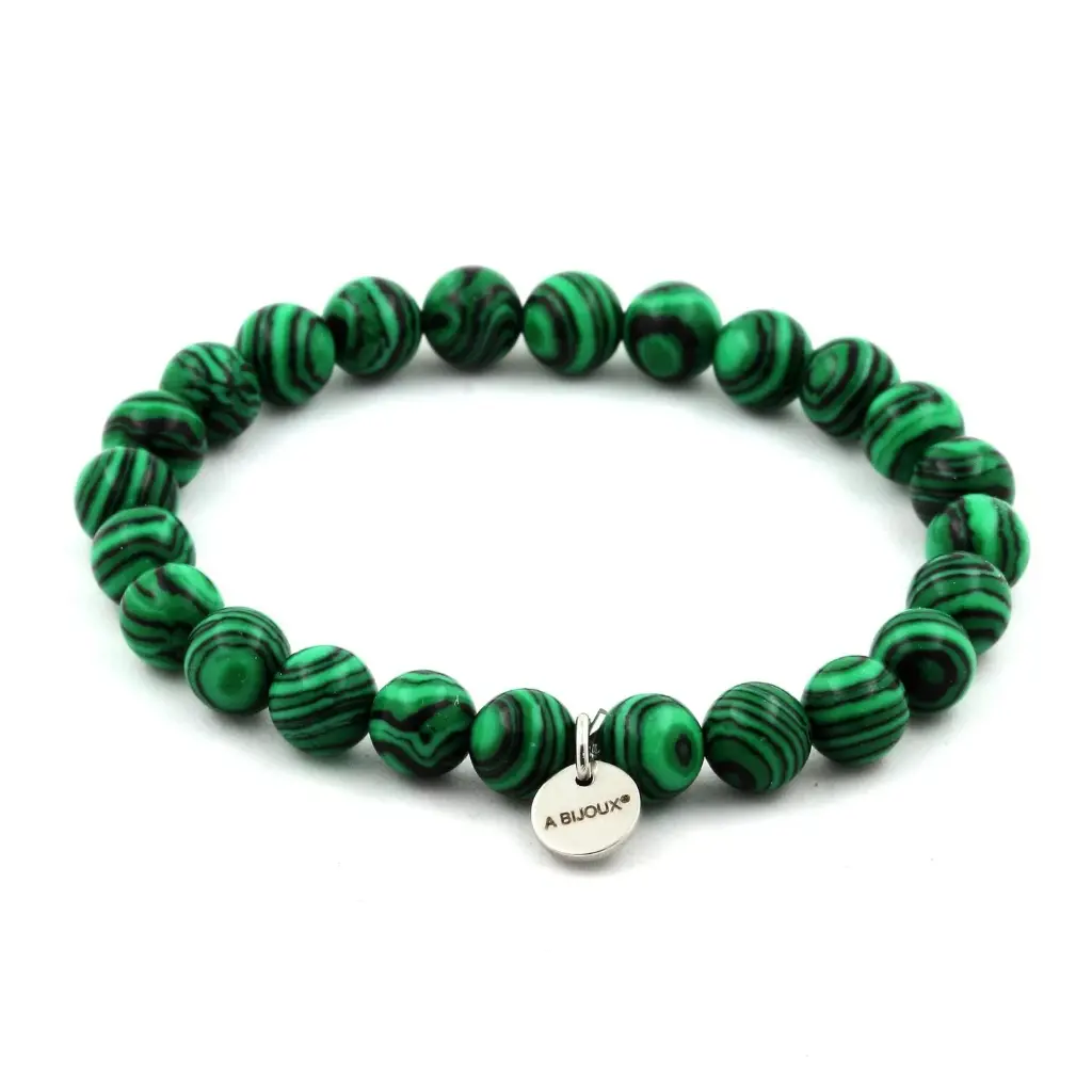 Pulsera Malaquita  8mm