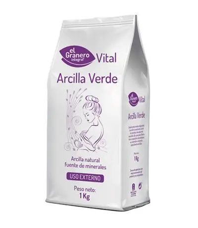 Arcilla Verde en Polvo 1kg El Granero Integral (copia)