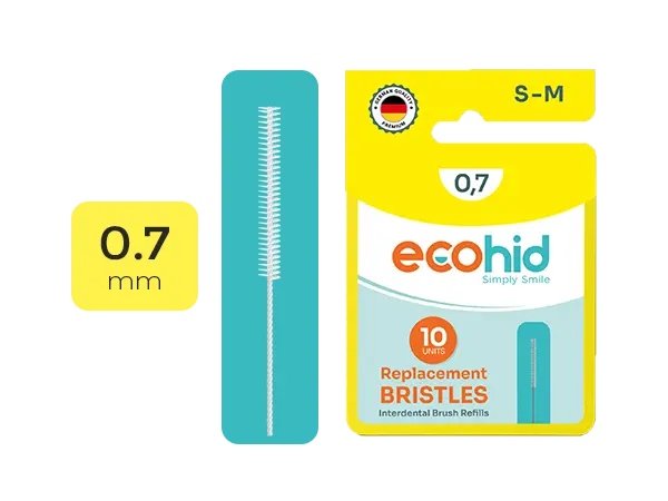 Ecohid - Recambio cepillos interdentales 0,7 mm (10 unidades)