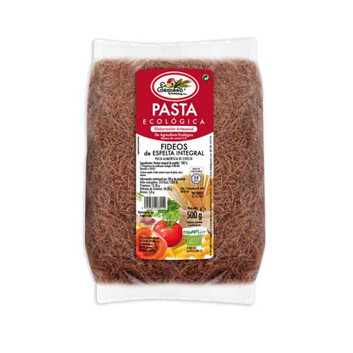 [8422584088687] FIDEOS DE TRIGO ESPELTA INTEGRAL BIO 500g