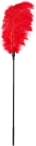 [44811] PLUMERO GP LARGO FEATHER TICKLER ROJO 65 CM