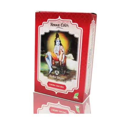 [8423645310501] Henna polvo Caoba Oscuro 100 grs. Radhe Shyam