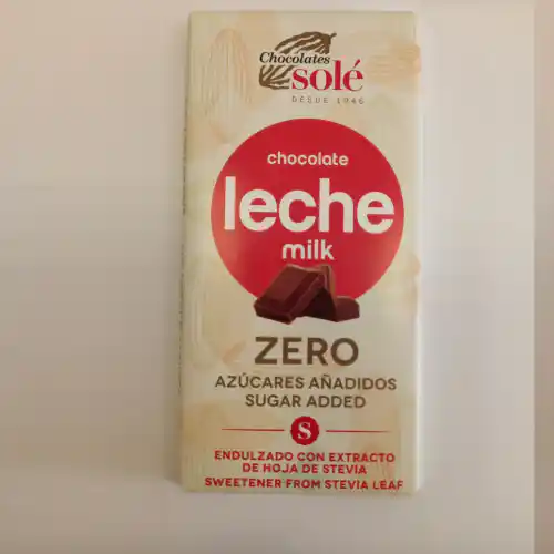 [8411066002242] Chocolate con Leche con Stevia 100g Chocolates Sole