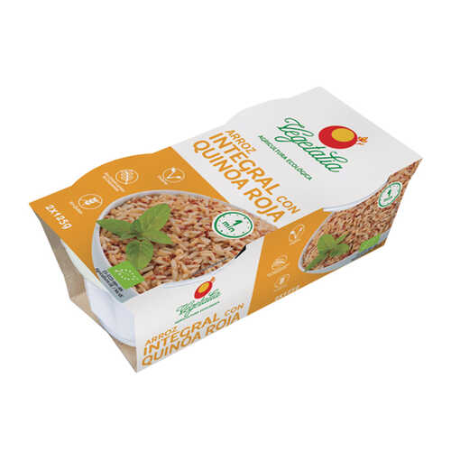 [8422791009161] VASITO ARROZ INTEGRAL Y QUINOA ROJA BIO PRECOCINADO 2x125GR