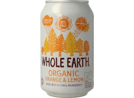 [5013665116493] REFRESCO DE NARANJA Y LIMON BIO 330 ml -Whole Earth