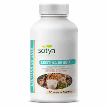 [8427483009641] LECITINA DE SOJA 1600MG PERLAS 90U