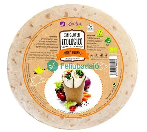 [8437011986795] Wrap Quinoa SinGluten Eco Vegan 120g Zealia