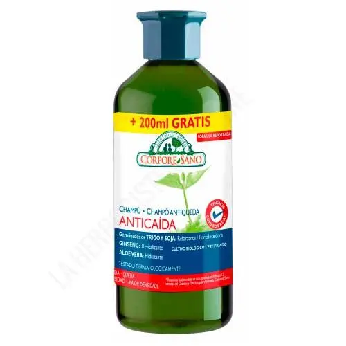 [8414002086016] CHAMPU ANTICAIDA GINSENG CORPORE SANO + 200ml gratis