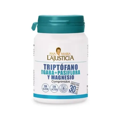 [60713] TRIPTÓFANO + GABA + PASIFLORA Y MAGNESIO 'Ana María Lajusticia' - 60 COMP.