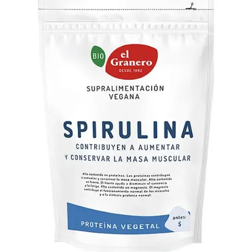 [8422584058765] ESPIRULINA BIO, 200 g. EL GRANERO