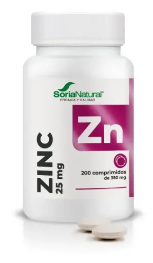 [8422947111441] Zinc 200 comprimidos liberación sostenida Soria