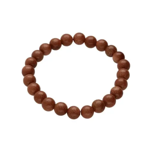 [10334] Pulsera Aventurina Marrón  piedra medianna