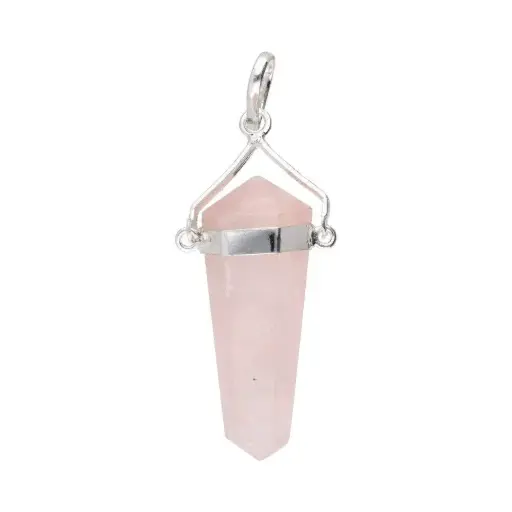 [10395] Colgante piedra Cuarzo Rosa