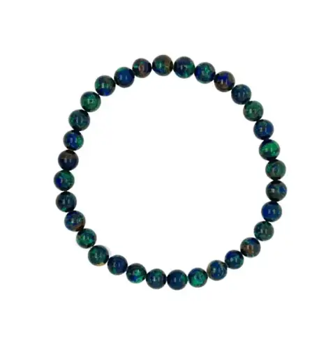 [10353] Pulsera Azulita Malaquita