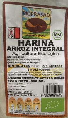 [8436036545208] Harina Arroz integral
