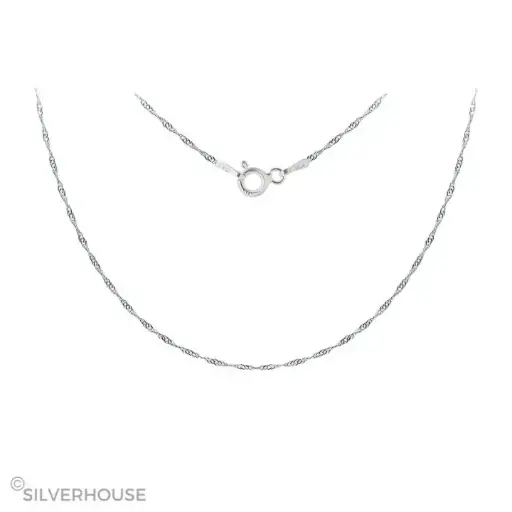 [2400007] Cadena Singapur de plata 0.20 mm x 40 cm, unidad