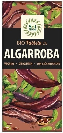 [8435037802082] Tableta Algarroba Bio 70 g