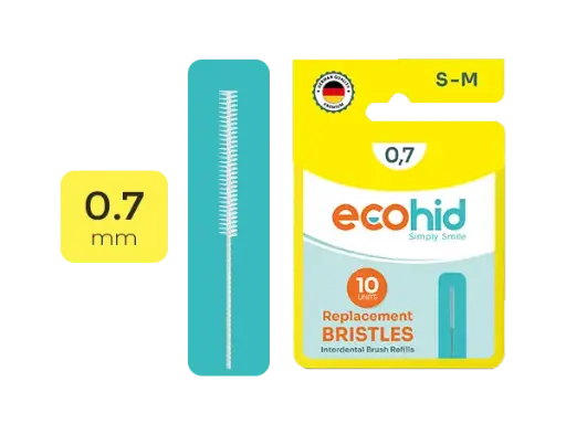 [81002] Ecohid - Recambio cepillos interdentales 0,7 mm (10 unidades)