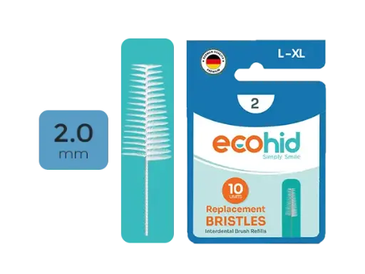 [81007] Ecohid - Recambio cepillos interdentales 2,0 mm (10 unidades)